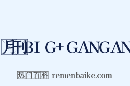 月刊BIG+GANGAN是什么意思的图片